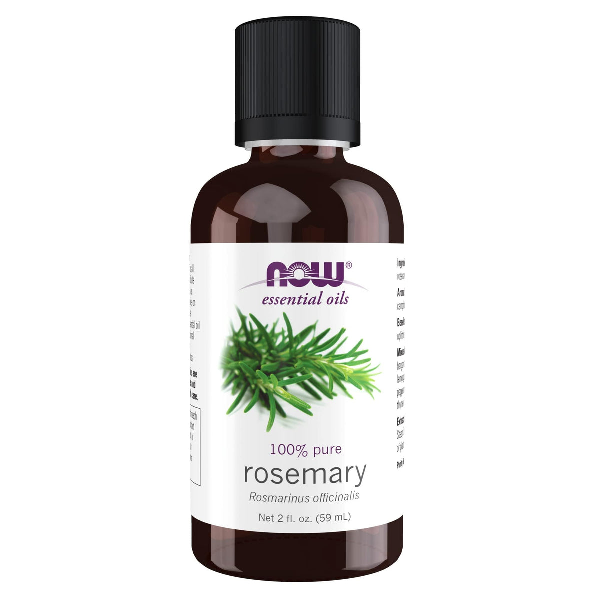 NOW Rosemary Oil 2 oz bottle with front label
