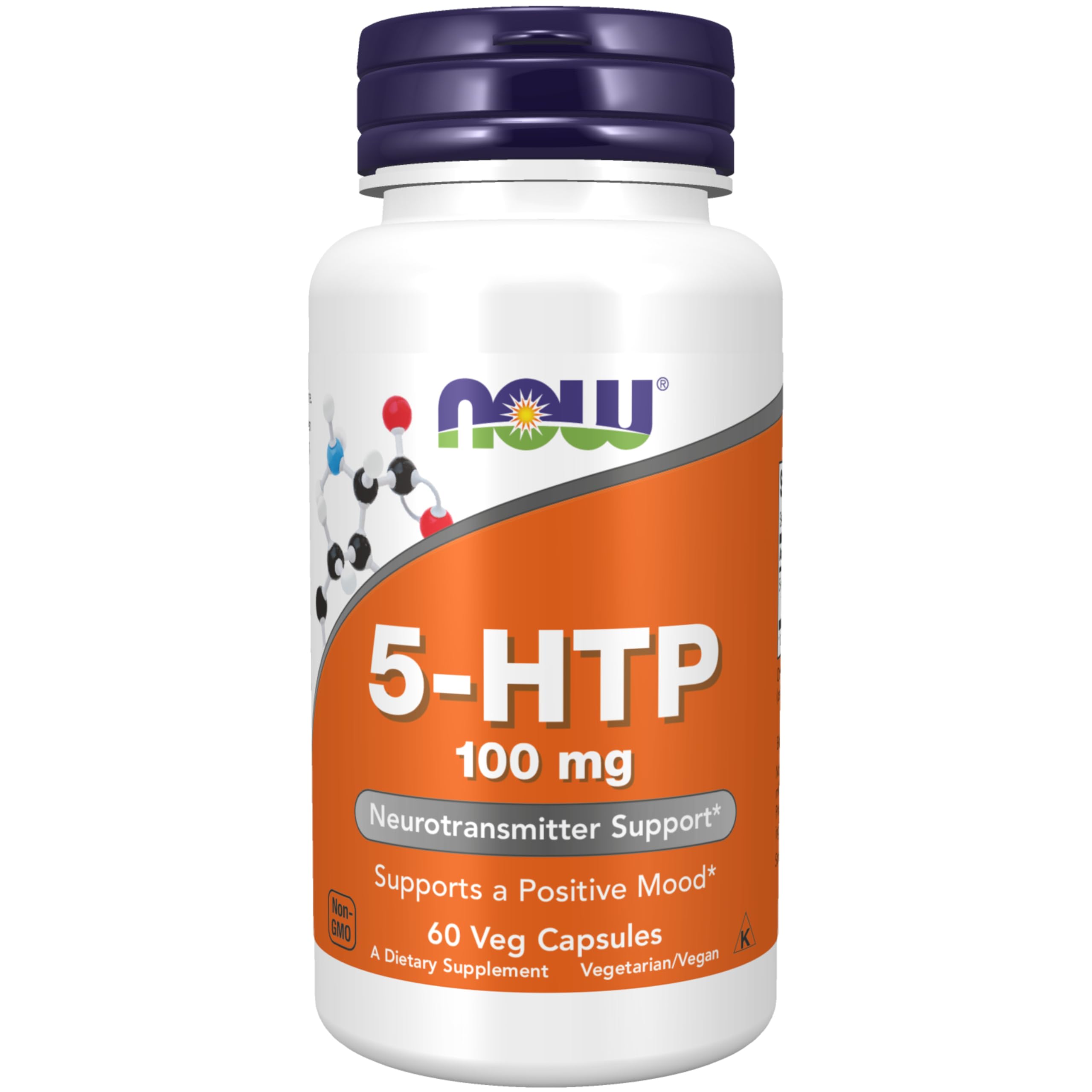 NOW Foods 5-HTP bottle front view