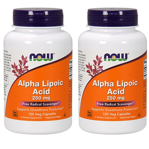 NOW Foods Alpha Lipoic Acid 250 mg bottle label