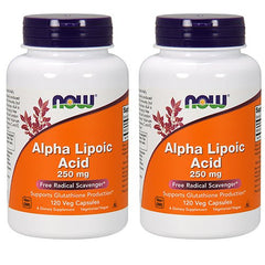 NOW Foods Alpha Lipoic Acid 250 mg bottle label