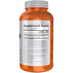 NOW Foods BCAAs bottle with 240 vegetarian capsules