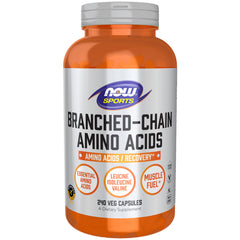 NOW Foods BCAAs front label showing product name