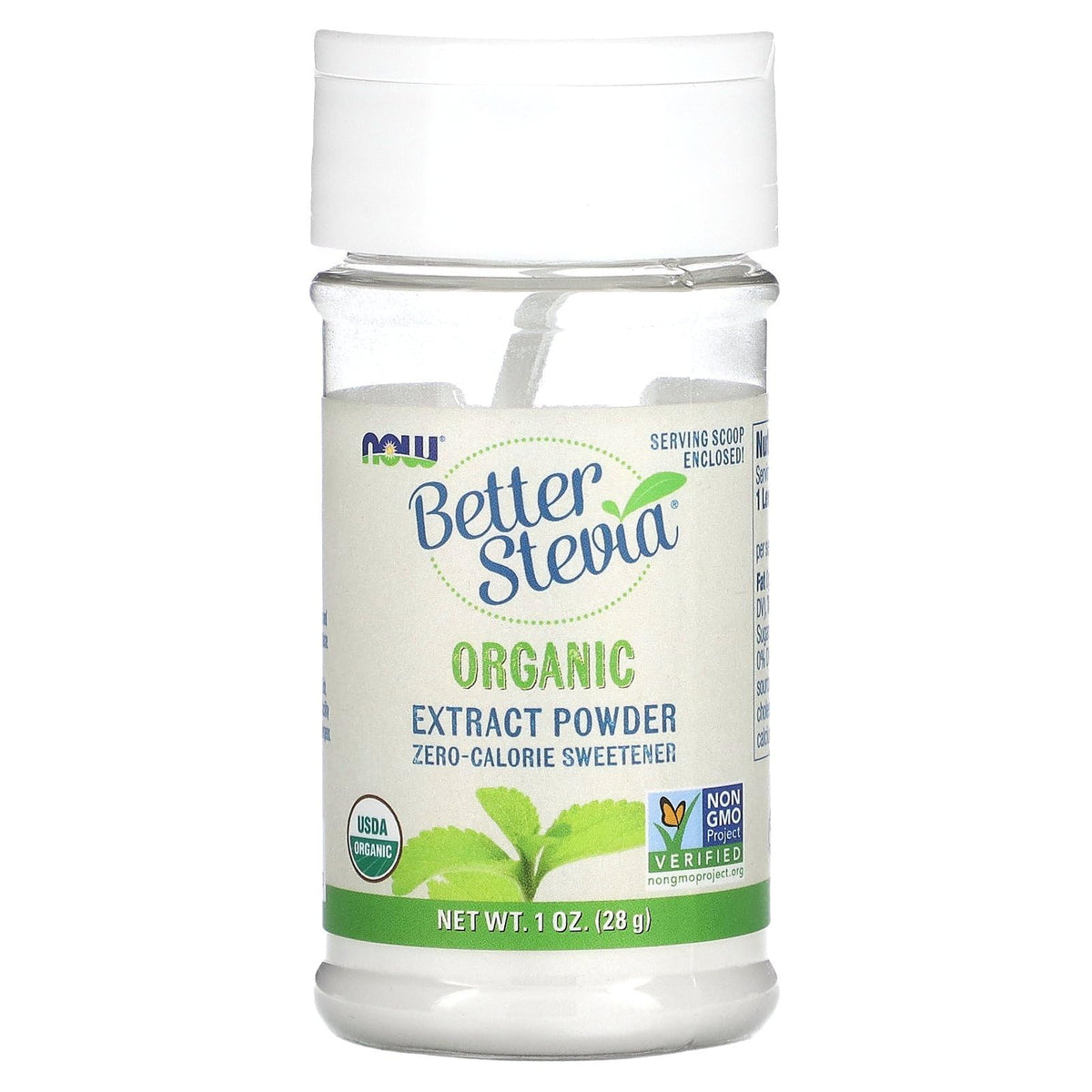 Now Foods Better Stevia Powder Organic 1 oz