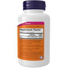 NOW Foods Biotin 5000 mcg capsules bottle front view