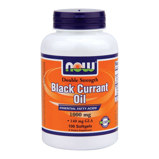 NOW Foods Black Currant Oil 1000 mg softgels - 2 pack