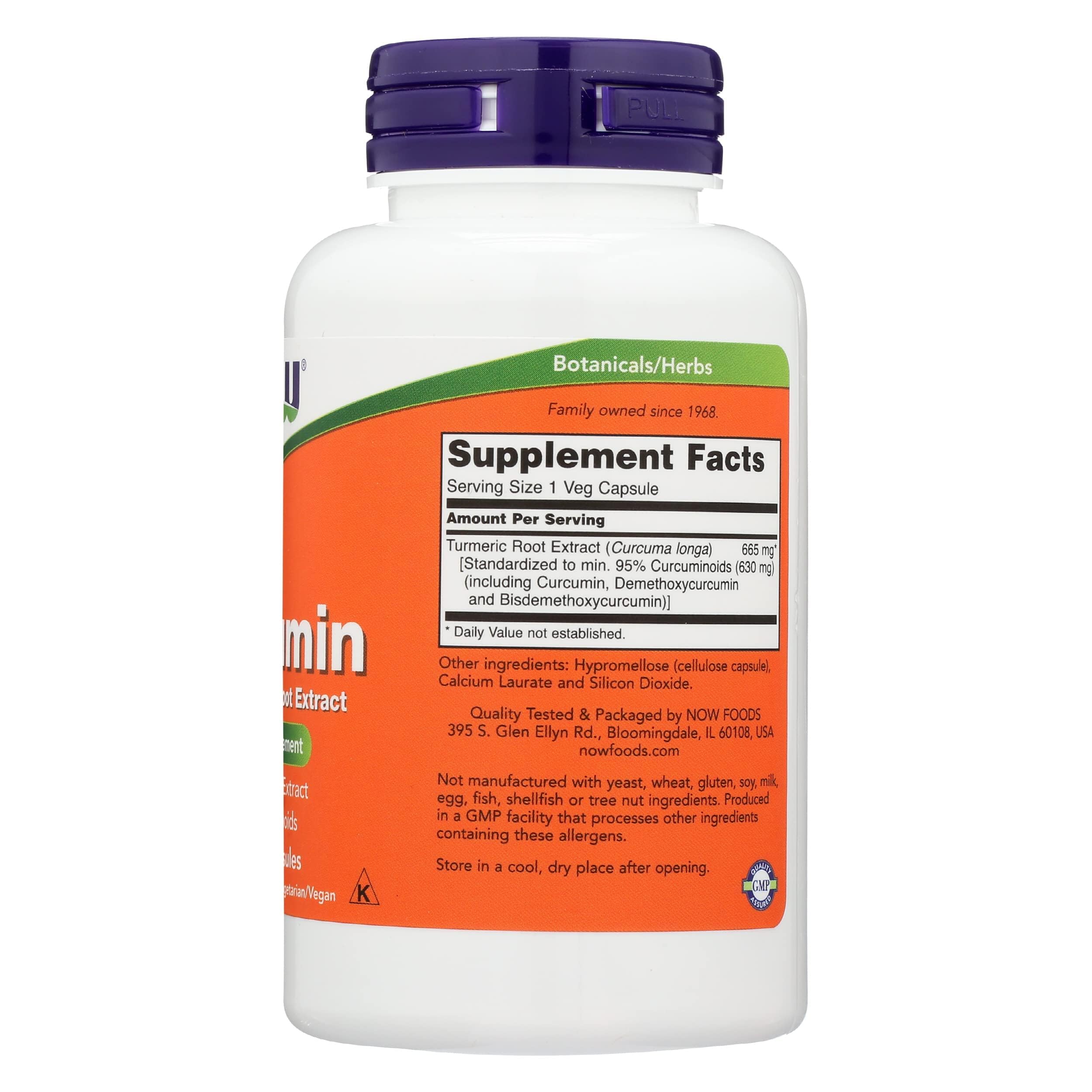 NOW Foods Curcumin Ext 95% 700mg packaging front view