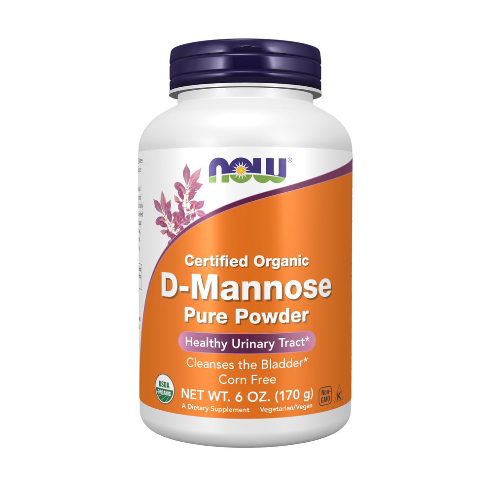 NOW Foods D-mannose Powder 6 oz front view