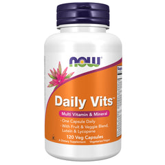 NOW Foods Daily Vits bottle with Fruit & Veggie Blend