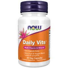 NOW Foods Daily Vits bottle with Fruit & Veggie Blend