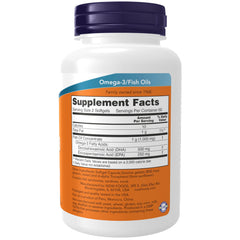 Label showing 250 DHA / 125 EPA per serving