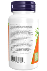 Close-up of NOW Foods Green Tea Extract label showing 200 mg EGCg / 80% catechins