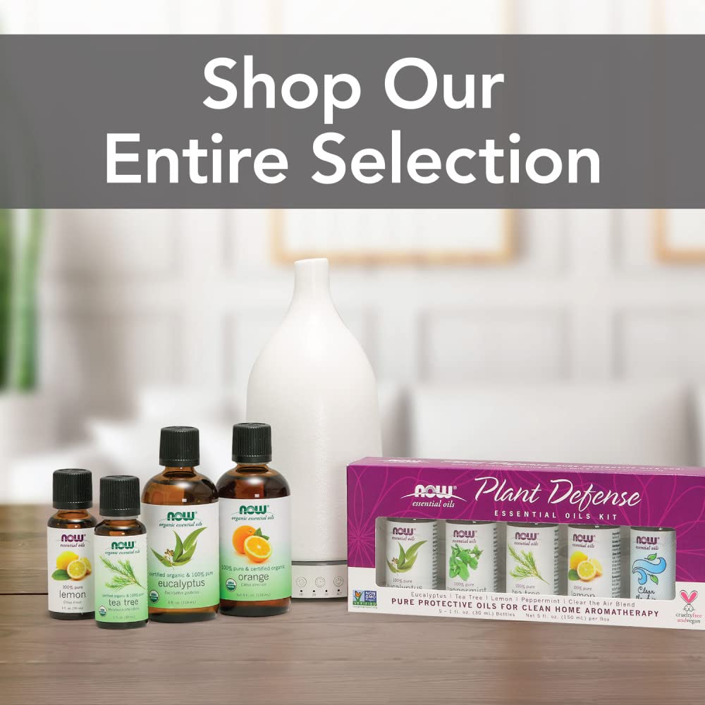 Diffuser setup with Now Foods essential oils