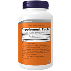 GABA supplement facts label