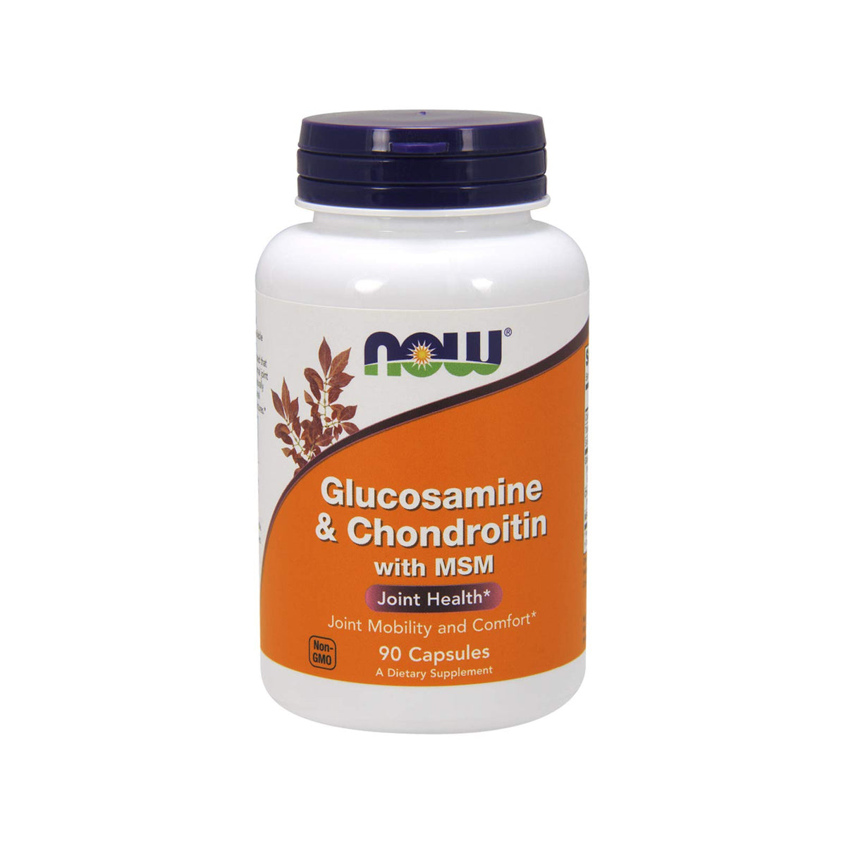 NOW Foods Glucosamine & Chondroitin with MSM 90 Count bottle