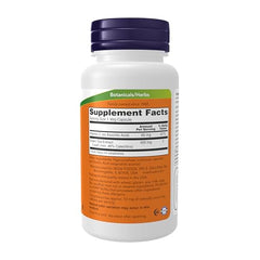 Supplement facts panel for NOW Foods Green Tea Extract