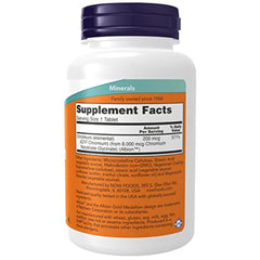 NOW Foods GTF Chromium 200 mcg bottle close-up
