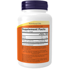 NOW Foods Hemp Seed Oil softgels 1000 mg capsule