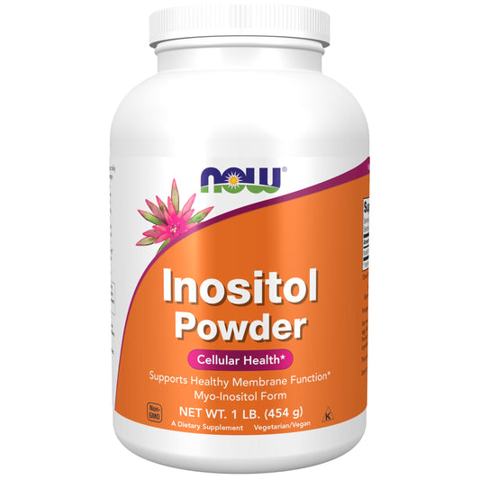 NOW Foods Inositol Powder 1 lb bottle front view