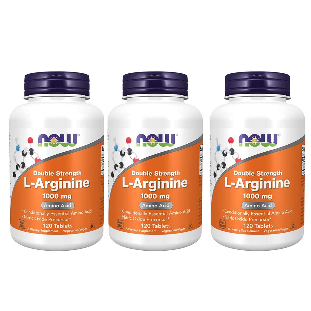 Now Foods L-Arginine 1000mg bottle label