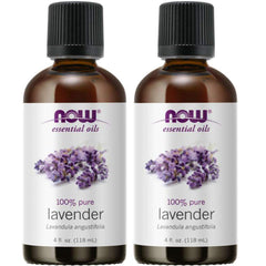 NOW Foods Lavender Oil 4 oz bottle in 2-pack - product image