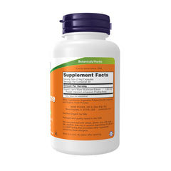 Close-up of NOW Foods Lion's Mane 500 mg packaging