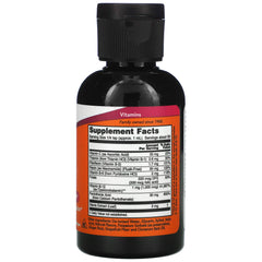 Now Foods Liquid B-12 B Complex label on bottle