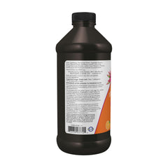 Nutrition facts panel for NOW Foods Liquid Multivitamin Tropical Orange