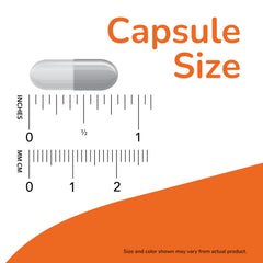 180 vegetarian capsules in white bottle