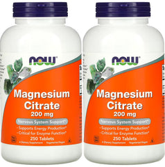 NOW Foods Magnesium Citrate bottle with tablets