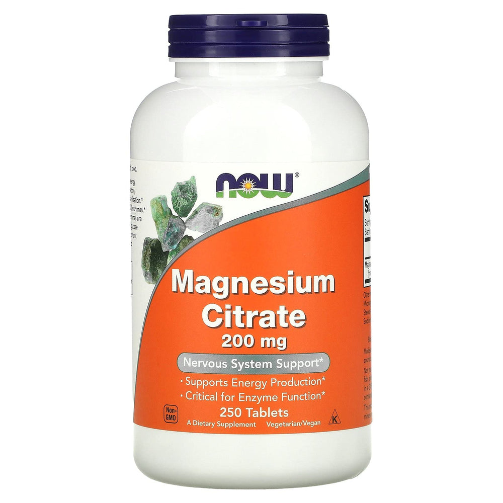 Unflavored magnesium citrate tablets 200 mg