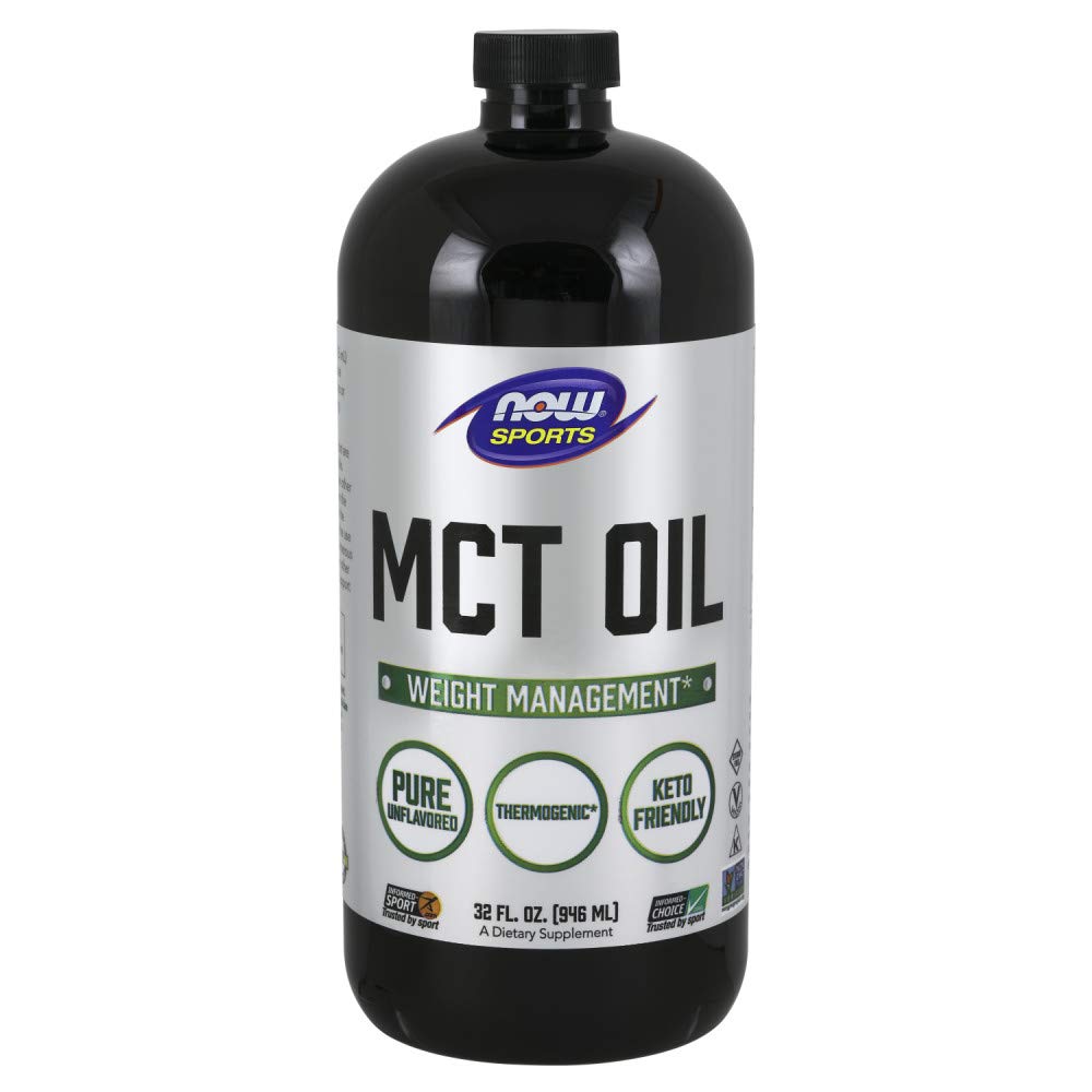 NOW Foods MCT Oil 32 oz bottle front