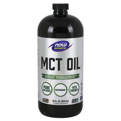 NOW Foods MCT Oil 32 oz bottle front