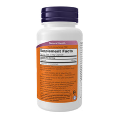 Close-up of NOW Foods Melatonin 10 mg bottle label