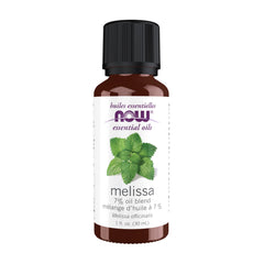 NOW Foods Melissa Oil bottle ready for diffusion and mood uplift