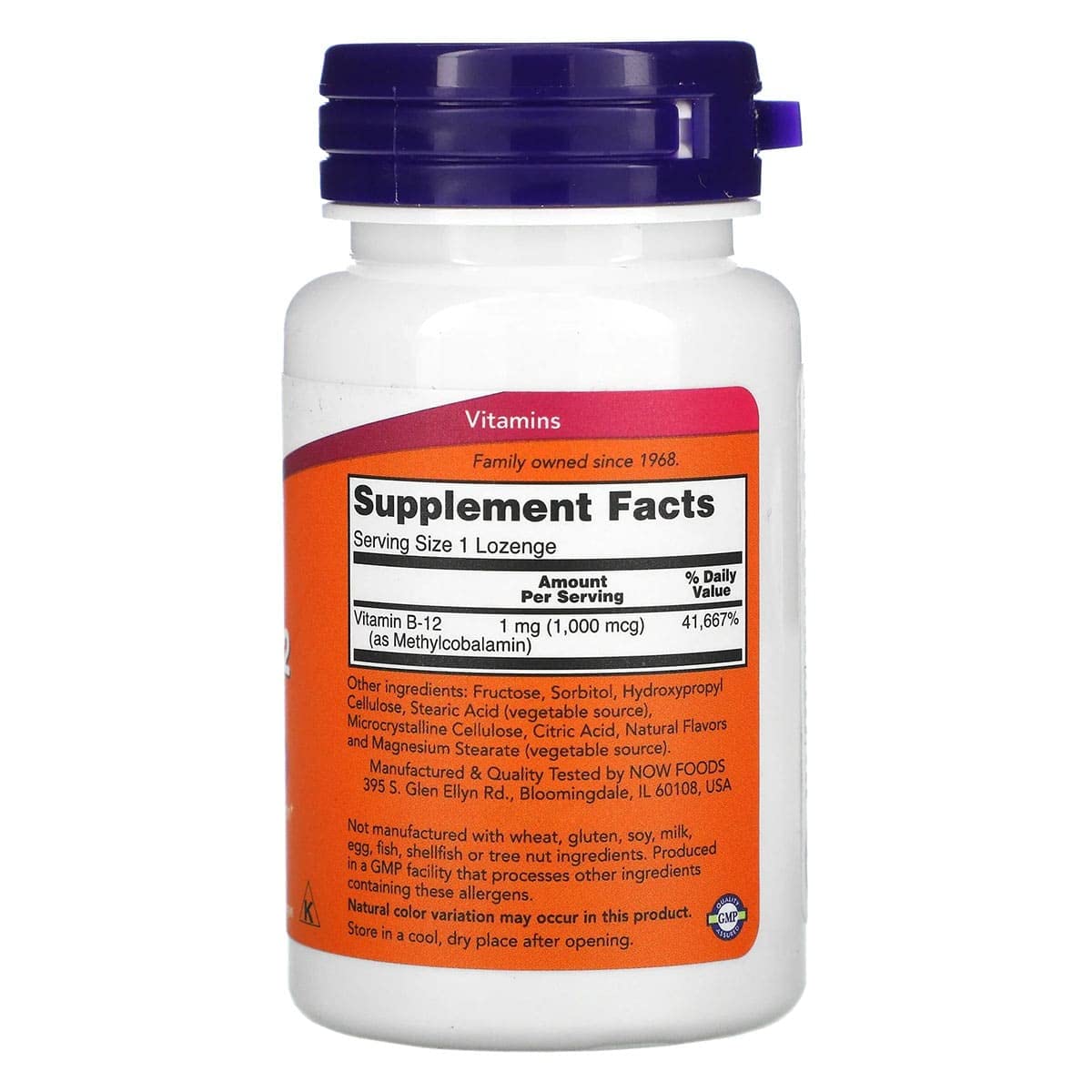 NOW Foods Methyl B-12 1000mcg lozenges - image 2 of 5