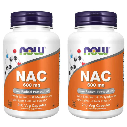 Now Foods NAC 600mg bottle front view