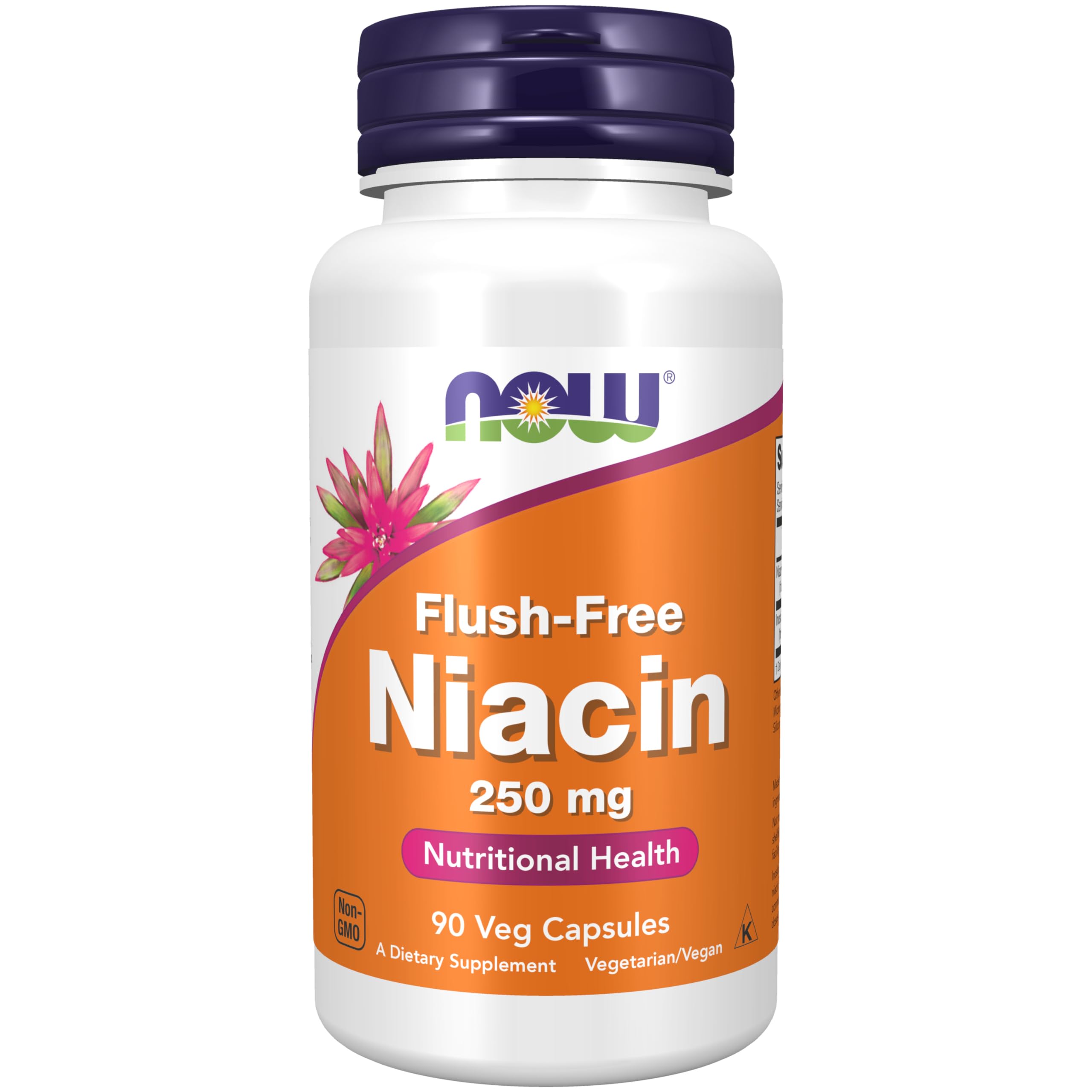 NOW Foods Niacin 250 mg Flush-Free bottle
