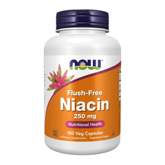 NOW Foods Niacin 250 mg Flush-Free Vitamin B-3 bottle