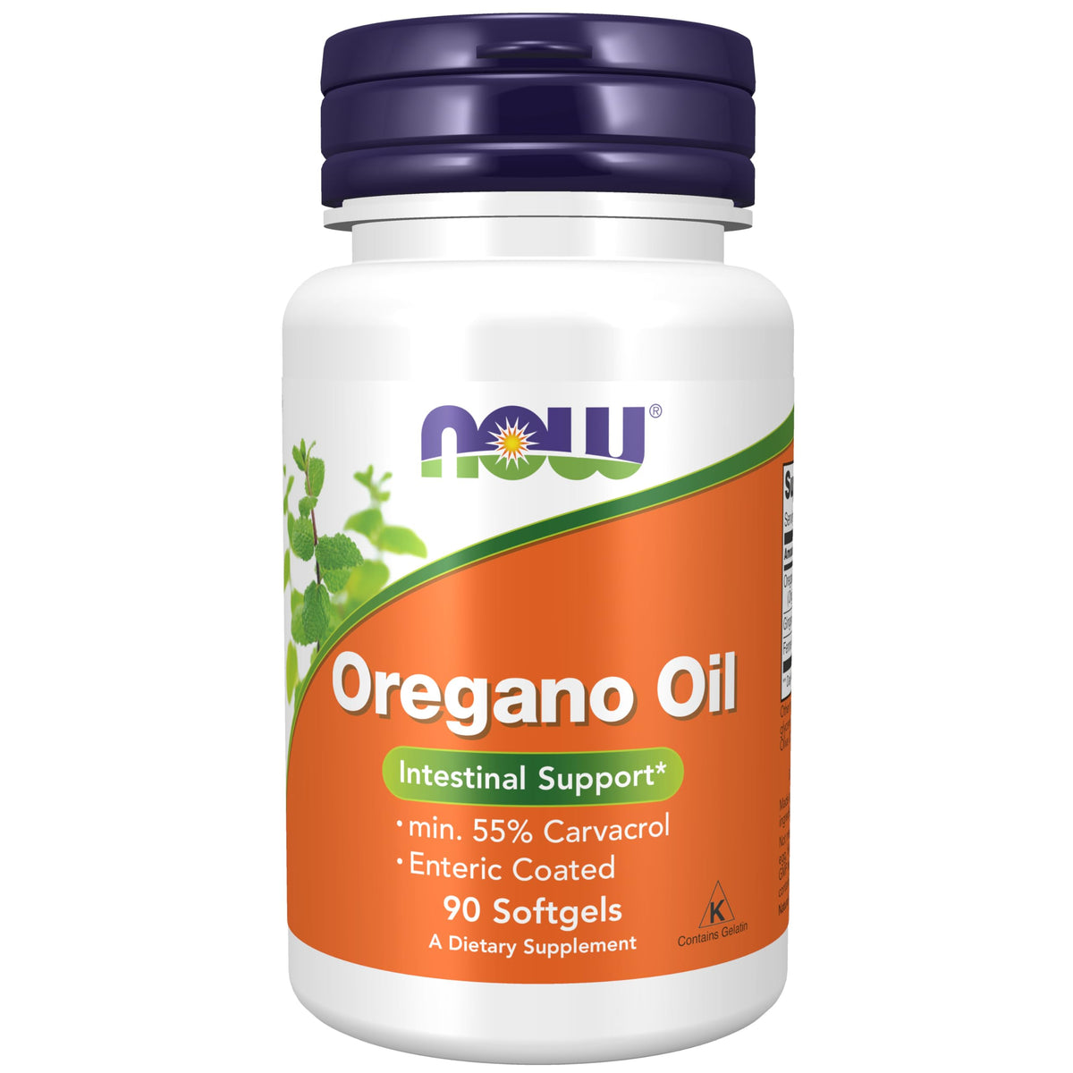 NOW Foods Oregano Oil with Ginger and Fennel Oil bottle
