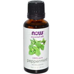 NOW Foods Peppermint Oil 1 oz bottle front view