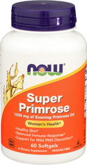 Now Foods Primrose Oil 1300mg bottle - 60 gels