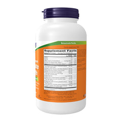 NOW Foods Prostate Health bottle back shows ingredients and certifications.