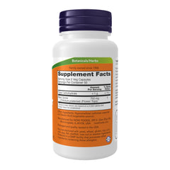 NOW Foods Red Clover bottle label with product details