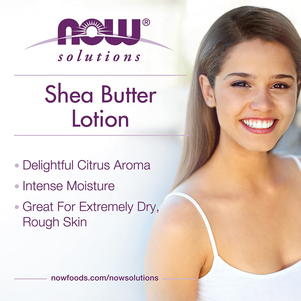 NOW Foods Shea Butter applied to knee for soft, smooth skin.