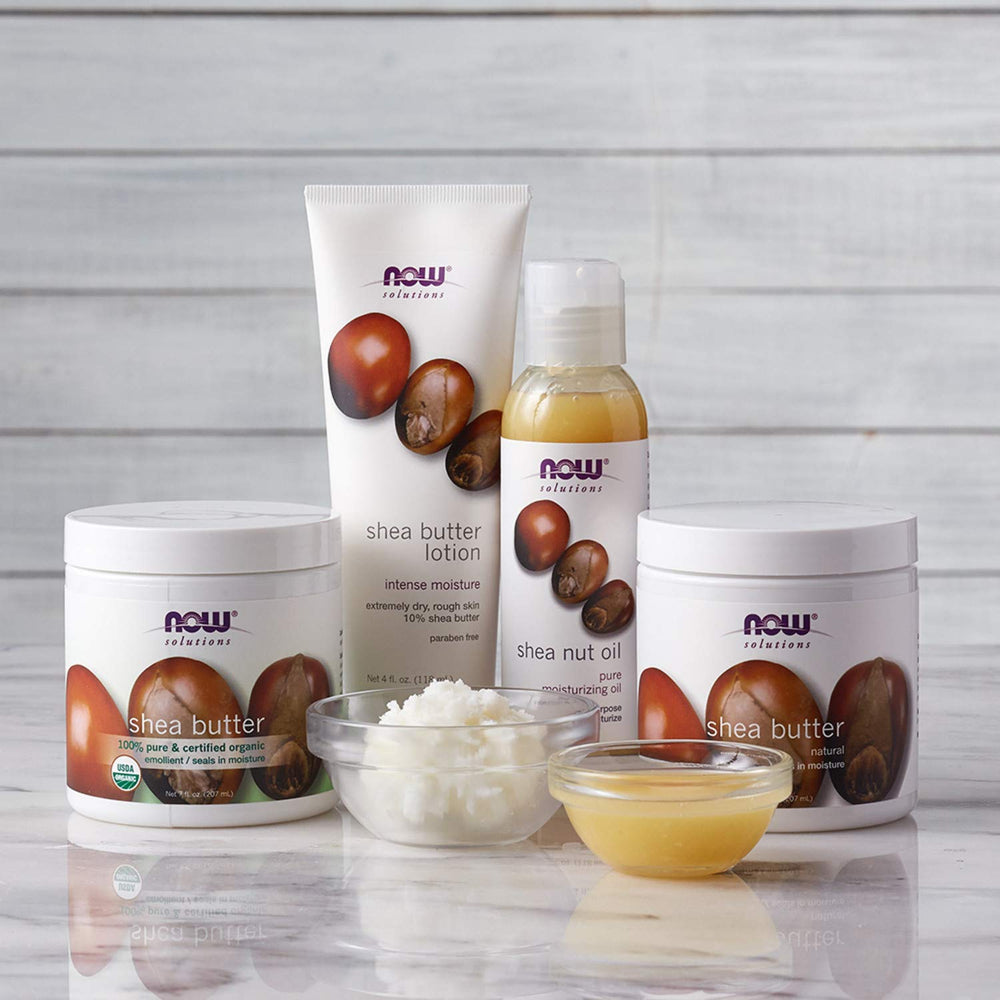 NOW Foods Shea Butter used as scalp moisturizer for dry scalp.