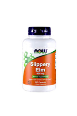 Now Foods Slippery Elm 400mg capsules, 100-count pack of 2
