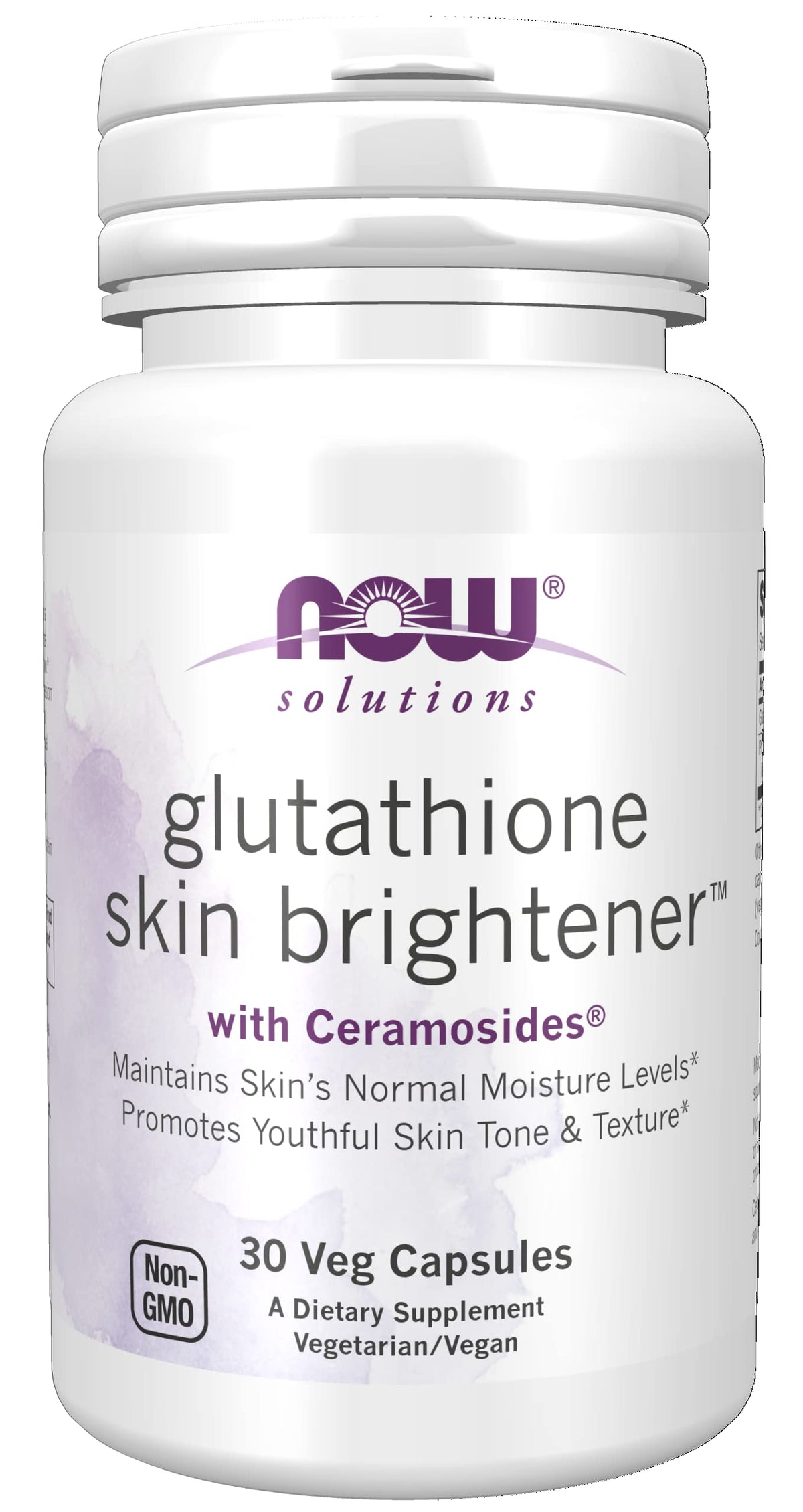 NOW Foods Solutions Glutathione Skin Brightener Ceramosides hero image