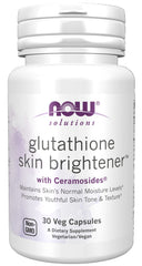 NOW Foods Solutions Glutathione Skin Brightener Ceramosides hero image