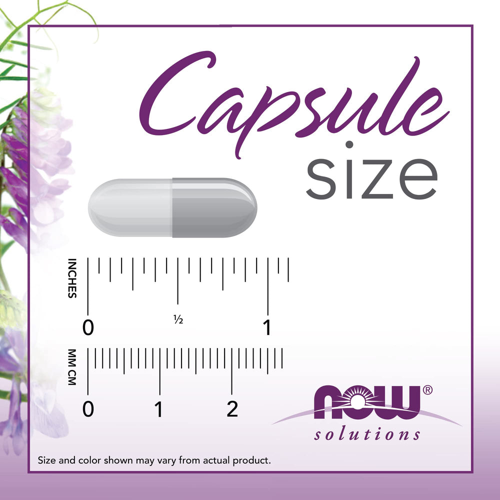 Close-up of NOW Foods Solutions Hair, Skin & Nails bottle