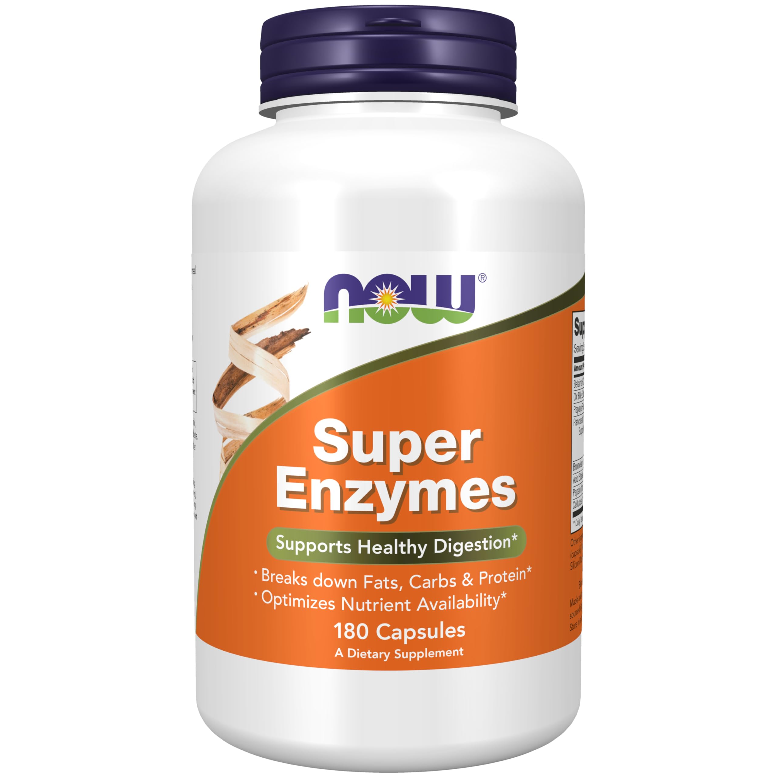 NOW Foods Super Enzymes bottle packaging